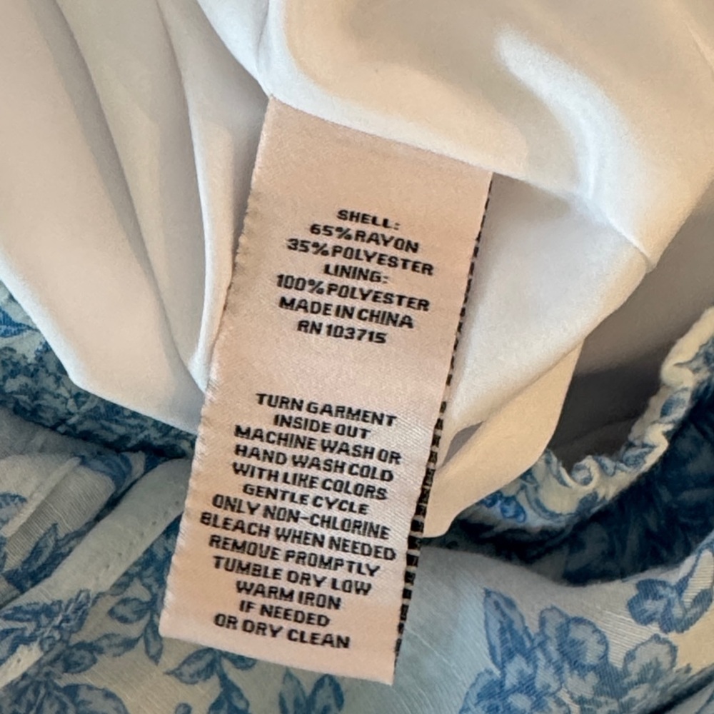 Nanette Lepore Blue & White Toile Tiered Boho Coquette Country Chic Maxi Skirt - Picture 7 of 12